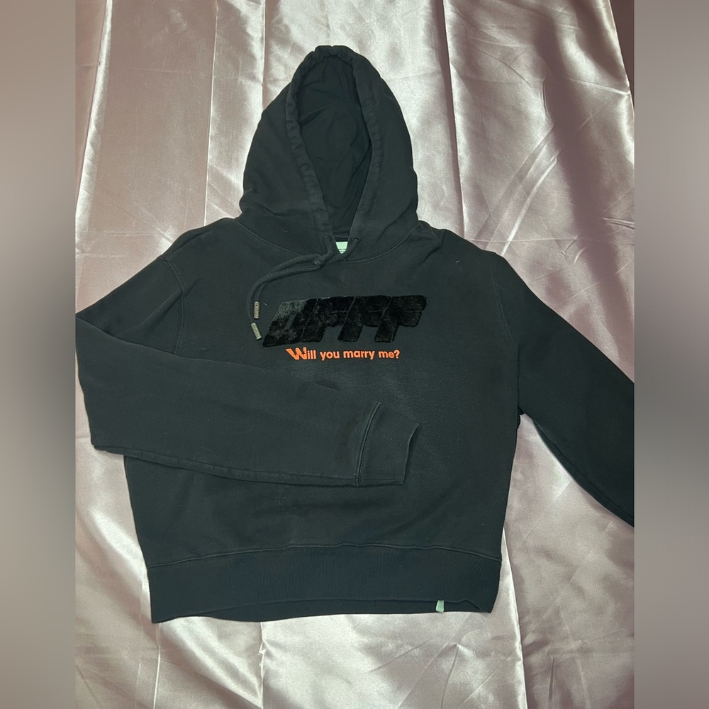 OFF-WHITE “will you marry me?” Hoodie